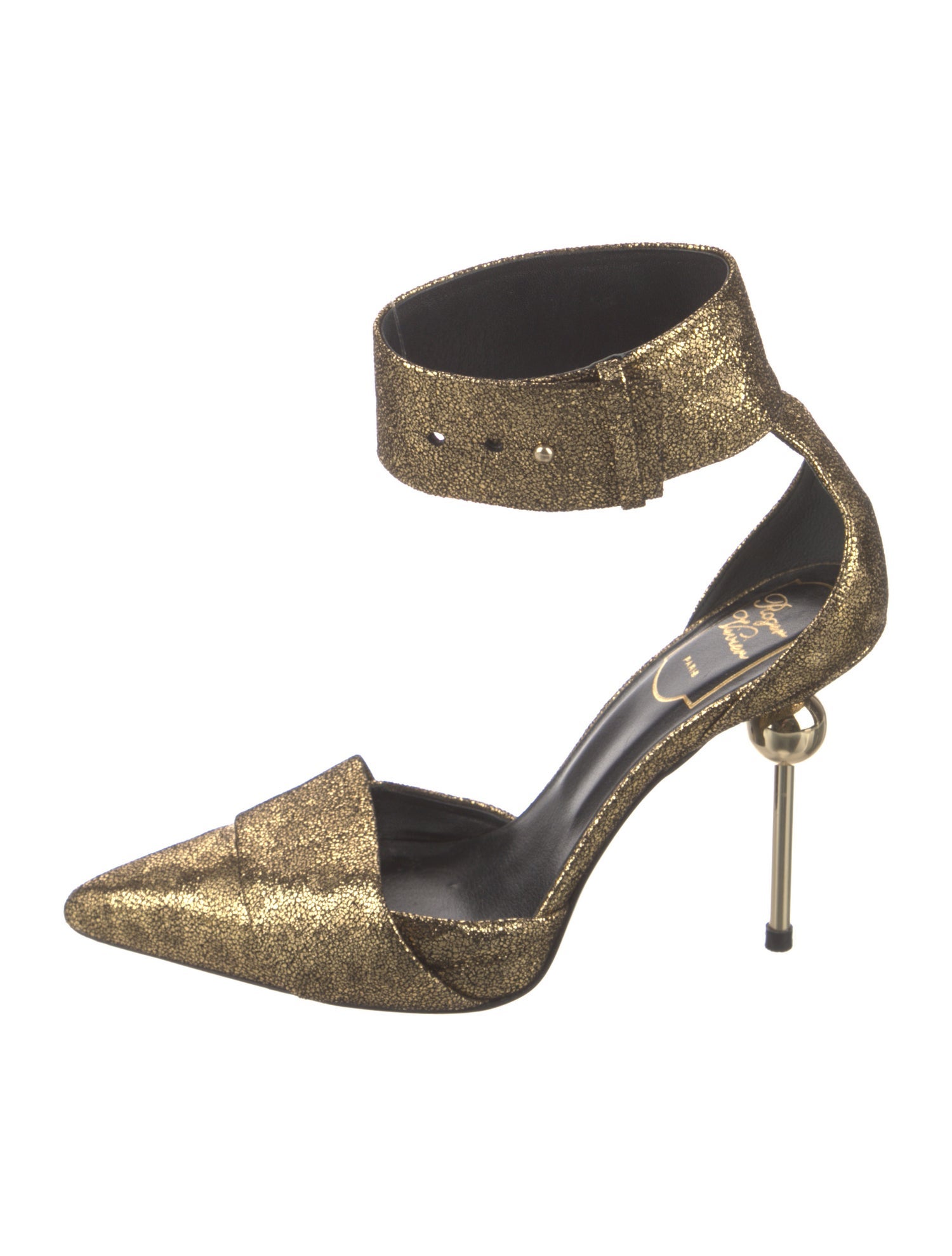 Roger Vivier Leather D'Orsay Pumps